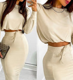 Load image into Gallery viewer, Midi Skirt Two Piece Set
