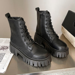 Platform Combat Boots