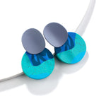 Load image into Gallery viewer, Unusual Polymer Clay Drop Earrings
