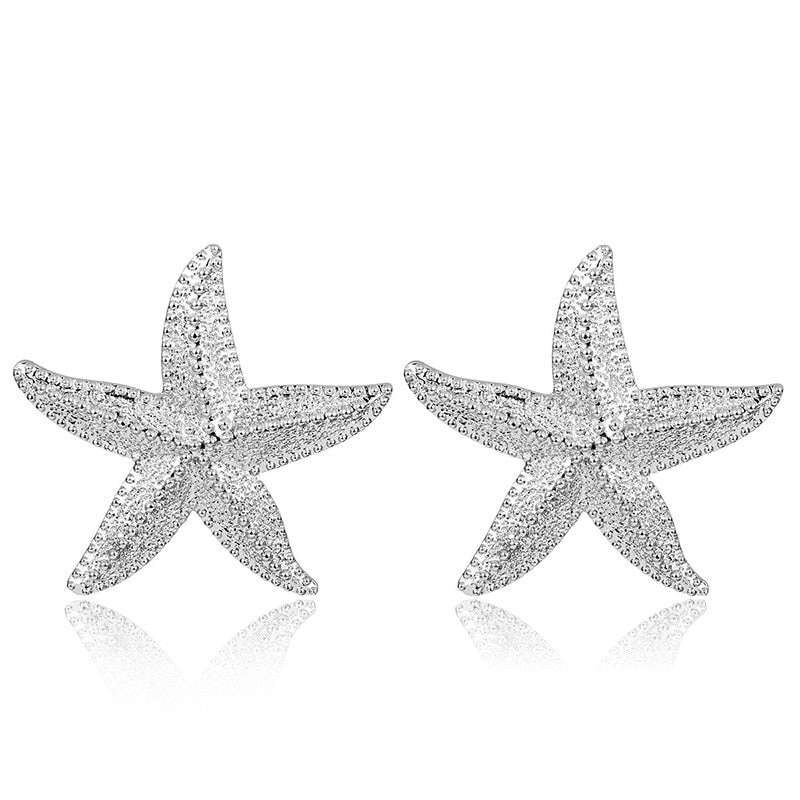 Large Starfish Earrings