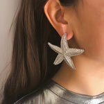 Load image into Gallery viewer, Large Starfish Earrings
