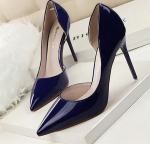 Basic Side Slip High Heel Pumps