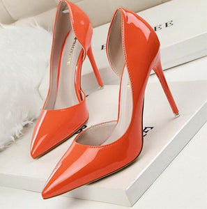 Basic Side Slip High Heel Pumps