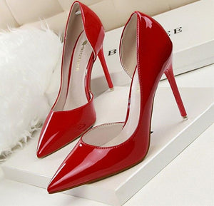 Basic Side Slip High Heel Pumps