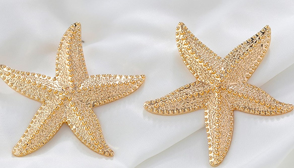 Large Starfish Earrings